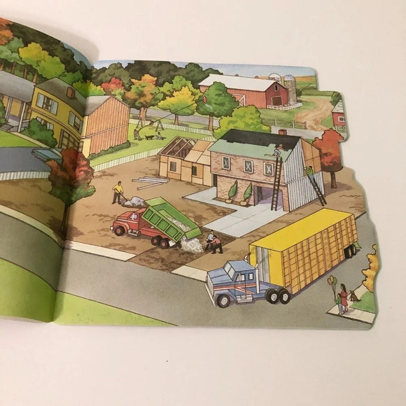Vtg 1987 The Truck Book A Golden  Super Shape Book by Bill Gere - Picture 7 of 11